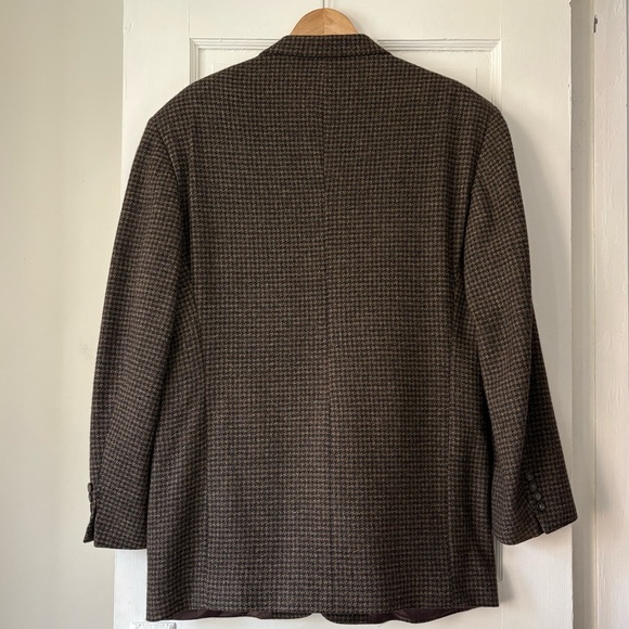 Made In Italy Wool/Cashmere Checkered Blazer​ - Picture 13 of 15